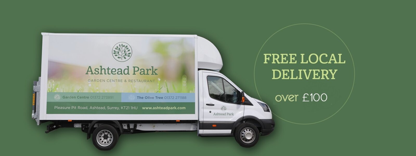 Spend £100+ for FREE delivery within 3 miles